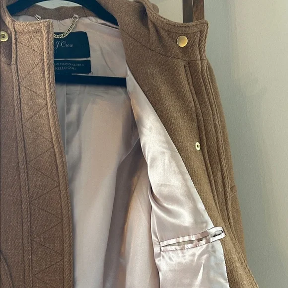 J. Crew Italian Stadium Cloth Wool Coat - Picture 11 of 11